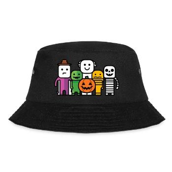 Halloween Party Comic - Bucket Hat - black - Front - Lela (165cm)