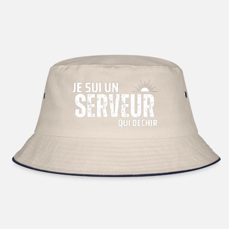 Ich bin ein rockender Kellner Bucket Hat