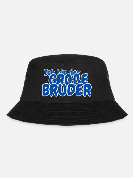 Ich bin der grosse Bruder - Bucket Hat - Schwarz