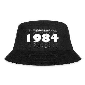 Das Beste aus 1984, 41. Geburtstagsparty, zeitlos - Bucket Hat - Schwarz - Vorne - Lela (165cm)