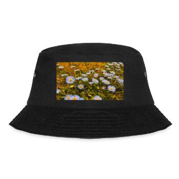Daisies in Bloom - Bucket Hat - black - Front - Lela (165cm)