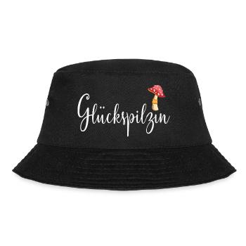 Glückspilzin Glückspilz - Bucket Hat - Schwarz - Vorne - Lela (165cm)
