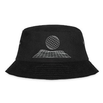 Futuristic Grid Globe Design - Bucket Hat - black - Front - Lela (165cm)