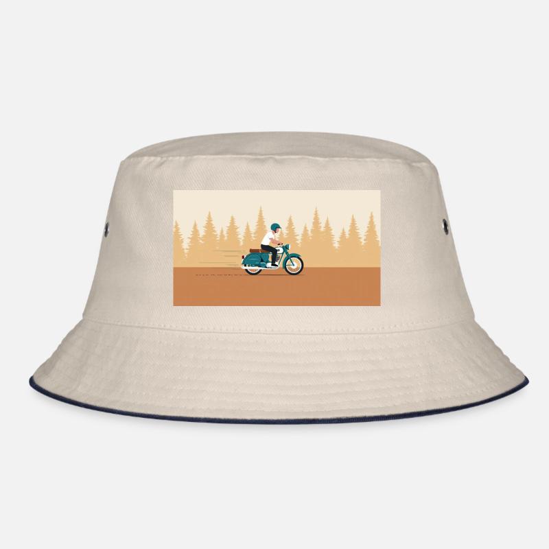 Waldfahrt im Retrolook Bucket Hat