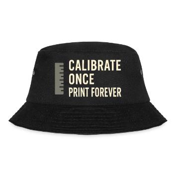 3D Printing Maker Culture DIY Crafter - Bucket Hat - black - Front - Lela (165cm)