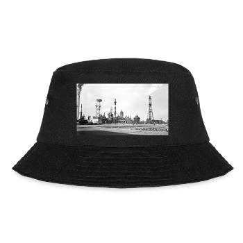 Industrial Steam Landscape Retro - Bucket Hat - black - Front - Lela (165cm)