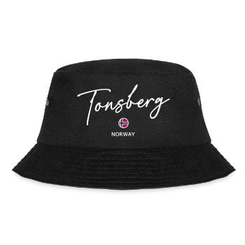 Tonsberg - Norway Flag - Norge - Norwegen - Bucket Hat - black - Front - Lela (165cm)