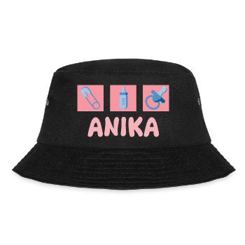 Gift for Anika - Bucket Hat - black - Front - Lela (165cm)