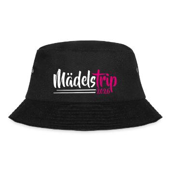 Mädelstrip 2026 Girls Trip Mädelstour Mädlstrip - Bucket Hat - Schwarz - Vorne - Lela (165cm)