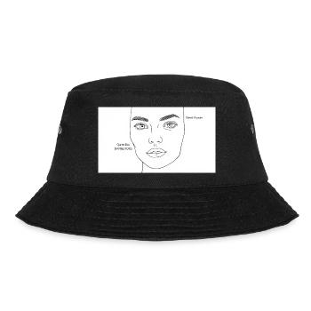 strong women - Bucket Hat - black - Front - Lela (165cm)
