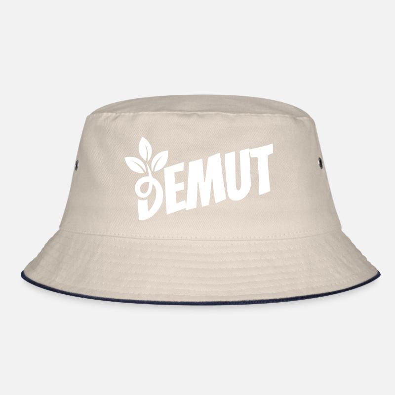 Demut Blätter Design Bucket Hat