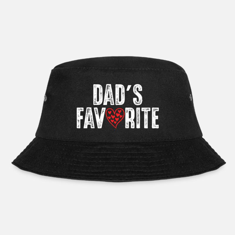 Papas_Lieblings - Bucket Hat - black