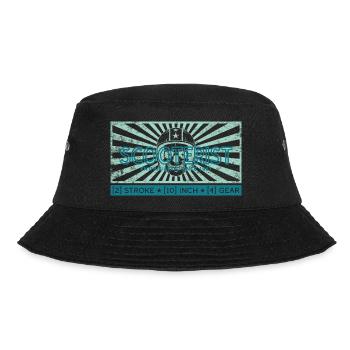 Scooterist Enthusiast Vintage Rays - Bucket Hat - black - Front - Lela (165cm)