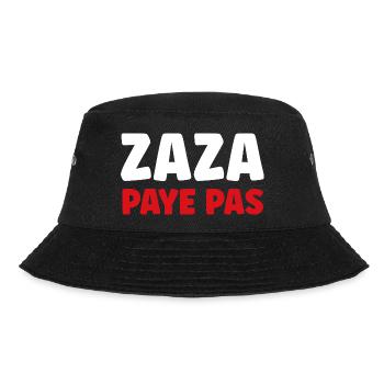 Zaza Pays Pas Typo Pop Colorful - Bucket Hat - Schwarz - Vorne - Lela (165cm)