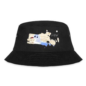 Wading Bird North Sea Seagull - Bucket Hat - black - Front - Lela (165cm)
