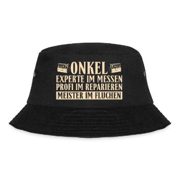 Handwerker Onkel - Meister im Fluchen Heimwerker - Bucket Hat - Schwarz - Vorne - Lela (165cm)