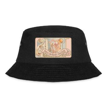 Tanz, als würde niemand zusehen - Bucket Hat - Schwarz - Vorne - Lela (165cm)