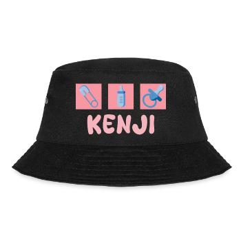 Motif Kenji Bébé : Sucette à biberon - Bob - noir - Devant - Lela (165cm)