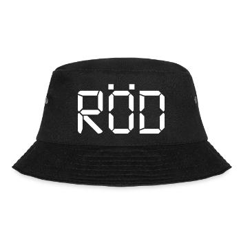 Rot – LCD - Bucket Hat - Schwarz - Vorne - Lela (165cm)