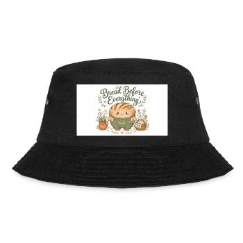 Bread mainly cuddly rolls - Bucket Hat - black - Front - Lela (165cm)