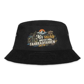 Mir Reichts Ich GEH Fahrradfahren - Bucket Hat - Schwarz - Vorne