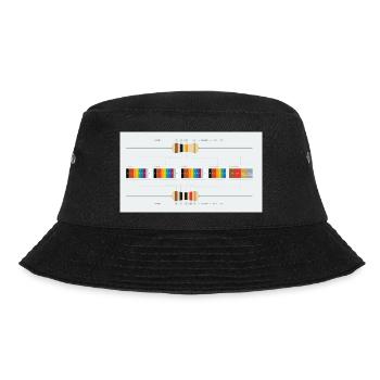 Widerstandstabelle - Bucket Hat - Schwarz - Vorne