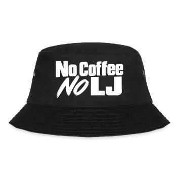Veranstaltungstechnik No Coffee No LJ - Bucket Hat - Schwarz - Vorne