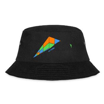 Containerschiff Altona - Bucket Hat - Schwarz - Vorne - Lela (165cm)