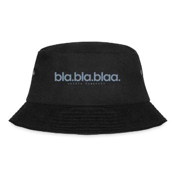 BLA.BLA.BLAA - Bucket Hat - Schwarz - Vorne - Lela (165cm)