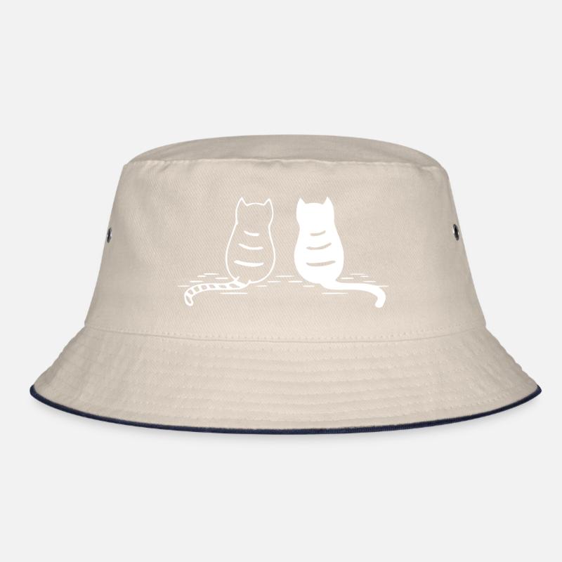 sitzende Katzen Bucket Hat