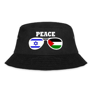 Free Palestine Israel peace - Bucket Hat - black - Front - Lela (165cm)