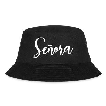 Señora Engagement Bride To Be Wedding Party - Bucket Hat - black - Front - Lela (165cm)