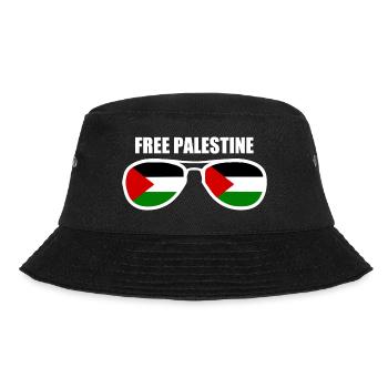 Free palestine - Bucket Hat - Schwarz - Vorne - Lela (165cm)