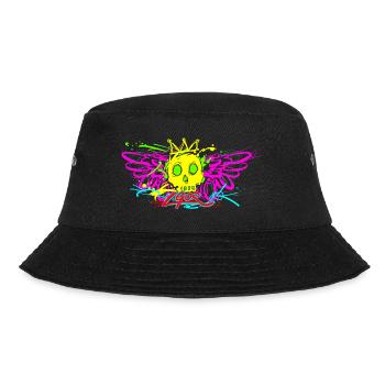 L.Gor Totenkopf - Bucket Hat - Schwarz - Vorne - Lela (165cm)