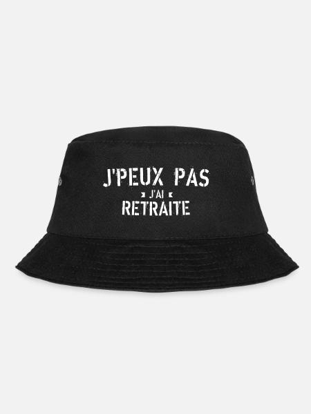 J Peux pas j ai Retraite - Bob - noir