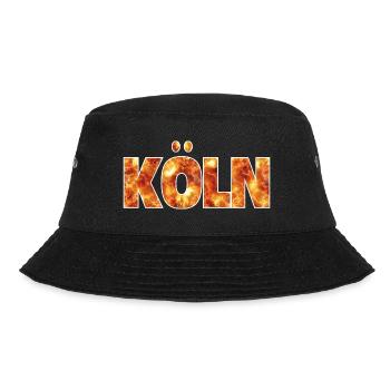 Köln - Bucket Hat - Schwarz - Vorne - Lela (165cm)