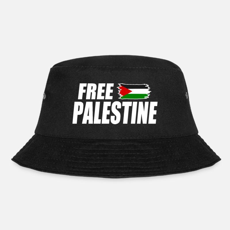 Free palestine - Bucket Hat - Schwarz
