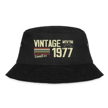 1977 Vintage Rétro Cadeau D'anniversaire 1977 - Bob - noir - Devant - Lela (165cm)