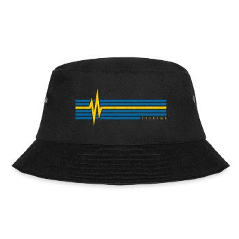 DRAPEAU DE LA SUÈDE HEARTBEAT SCANDINAVIE SVERIGE - Bob - noir - Devant - Lela (165cm)