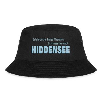 Therapie HIDDENSEE - Bucket Hat - Schwarz - Vorne - Lela (165cm)