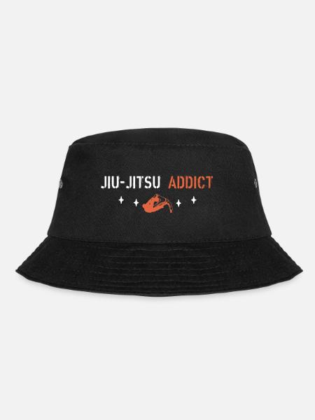 Jiu Jitsu Süchtiger - Bucket Hat - Schwarz