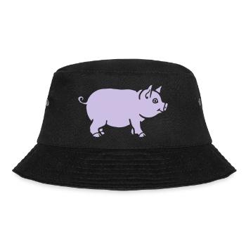 pig - Bucket Hat - black - Front - Lela (165cm)