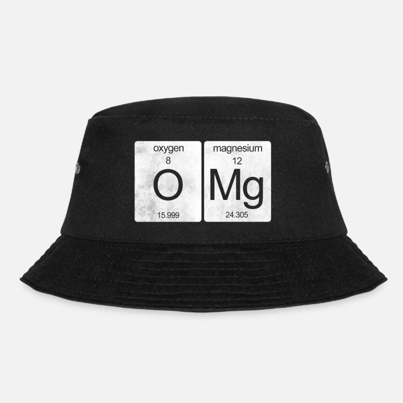 OMG periodic table - Bucket Hat - black
