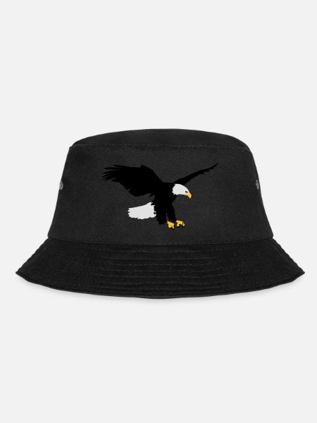 Eagle - Bucket Hat - Schwarz