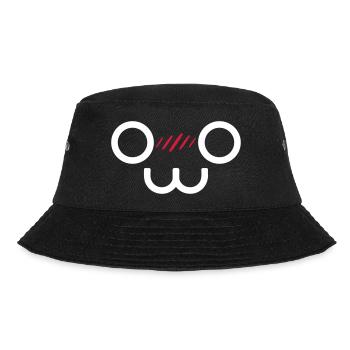 Kawaii Smile (Vektorgrafik) - Bucket Hat - Schwarz - Vorne - Lela (165cm)