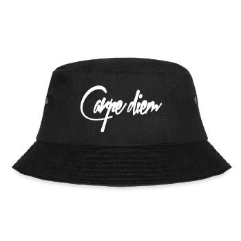 Carpe diem - Bucket Hat - Schwarz - Vorne - Lela (165cm)