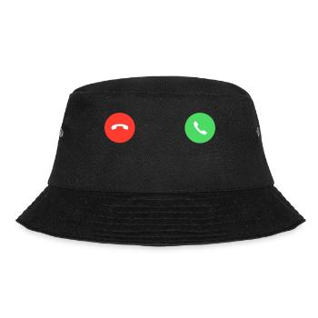 Incoming Call - Bucket Hat - Schwarz - Vorne - Lela (165cm)