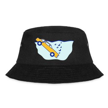 Diving Car - Bucket Hat - Schwarz - Vorne - Lela (165cm)