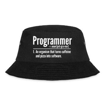 Programmer - Bucket Hat - black - Front - Lela (165cm)
