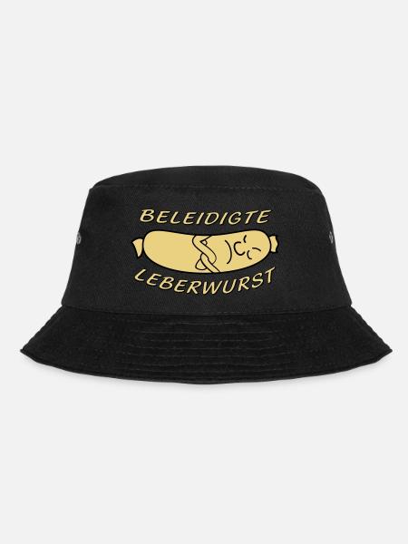 beleidigte Leberwurst - Bucket Hat - Schwarz